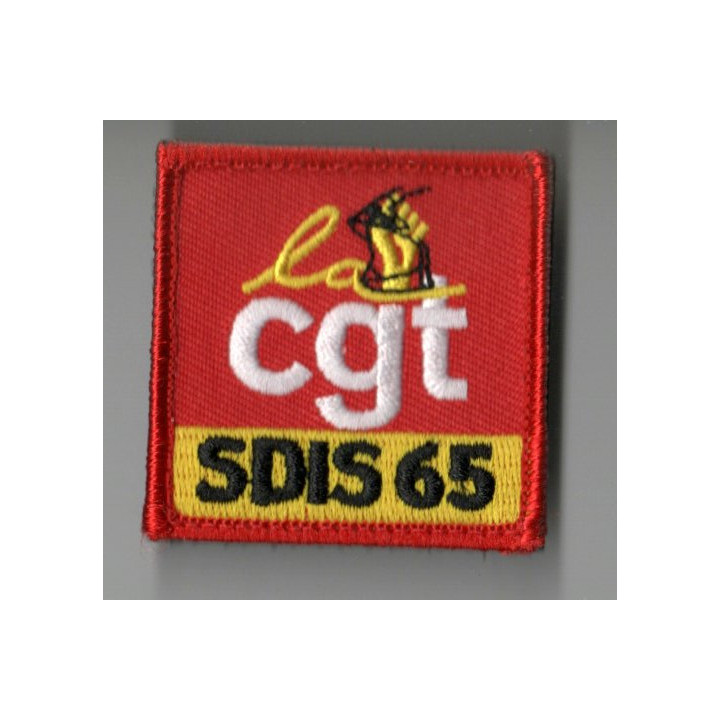 ECUSSONS GALON POMPIERS CGT SDIS 65 BRODERIE