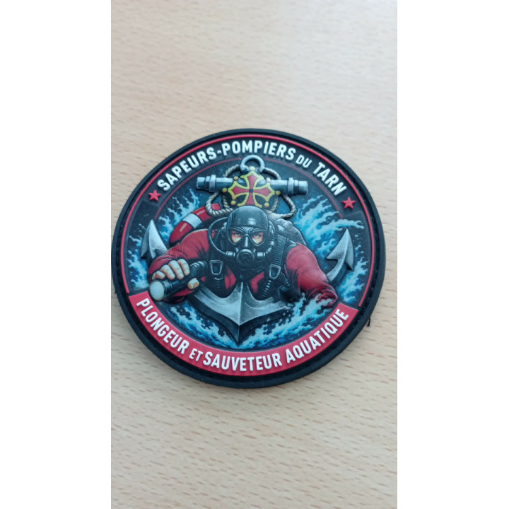 ECUSSONS POMPIERS SAL SDIS 81 TARN PLONGEURS SAUVETEUR  PVC