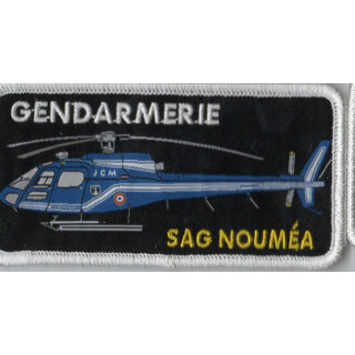 ECUSSONS NAMETAG SAG NOUMEA A 350 ECUREUIL GENDARMERIE