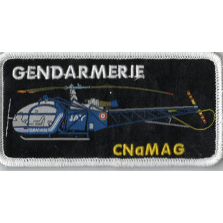ECUSSONS GENDARMERIE HELICOPTERE CNAMAG ALOUETTE 2
