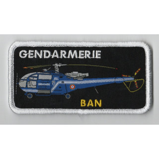 ECUSSONS GENDARMERIE HELICOPTERE ALOUETTE 3 BAN