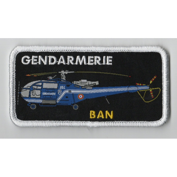 ECUSSONS GENDARMERIE HELICOPTERE ALOUETTE 3 BAN
