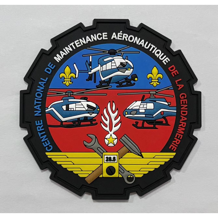 ECUSSONS GENDARMERIE CNAMAG COULEURS PVC  HELICOPTERE