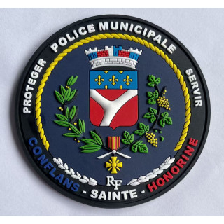 ECUSSONS POLICE MUNICIPALE CONFLANS SAINTE HONORINE 78 COULEUR