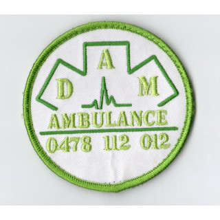 ECUSSONS AMBULANCE DAM BELGIQUE BRODERIE