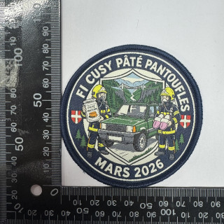 ECUSSONS POMPIERS FI CUSY PATE PANTOUFLES MARS 2026 SDIS 74