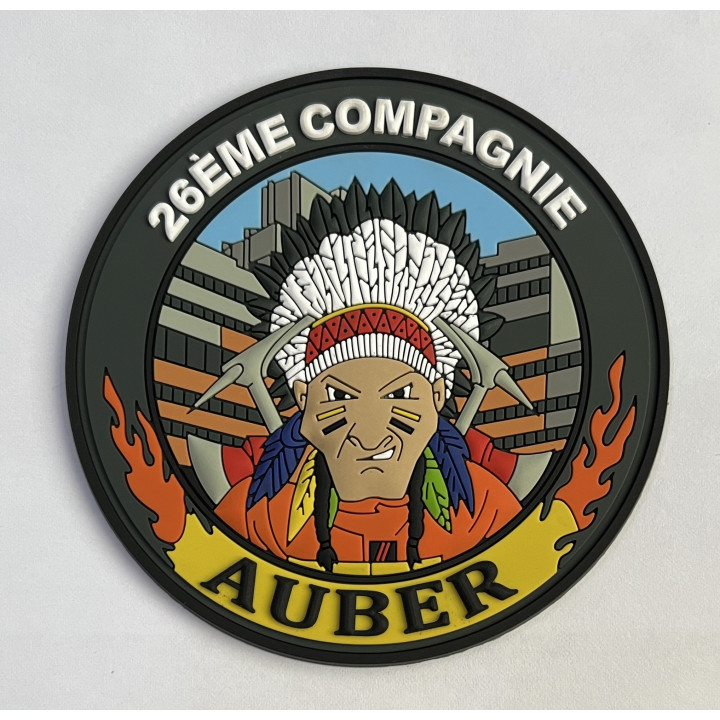 ECUSSONS POMPIERS BSPP AUBERVILLIERS 26 EME COMPAGNIE PVC