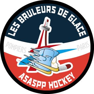 STICKERS BSPP BRULEURS DE GLACE HOCKEY POMPIERS