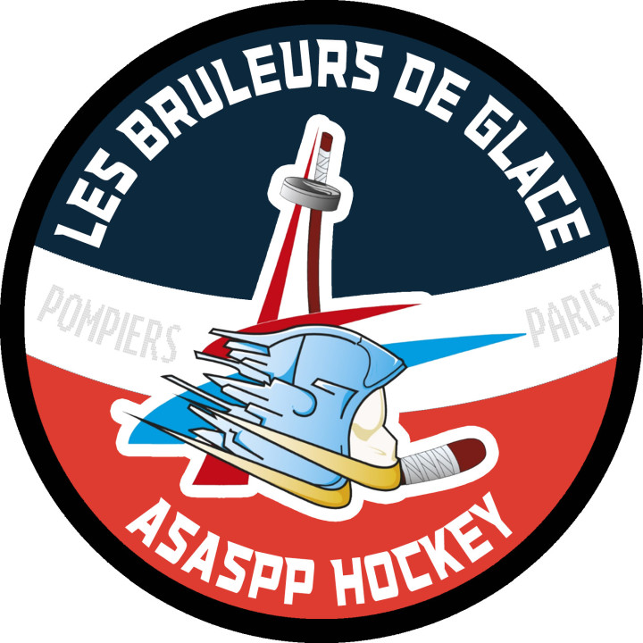 STICKERS BSPP BRULEURS DE GLACE HOCKEY POMPIERS