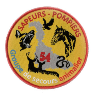 ECUSSONS POMPIERS  SAN GROUPE ANIMALIER SDIS 54 TISSAGE