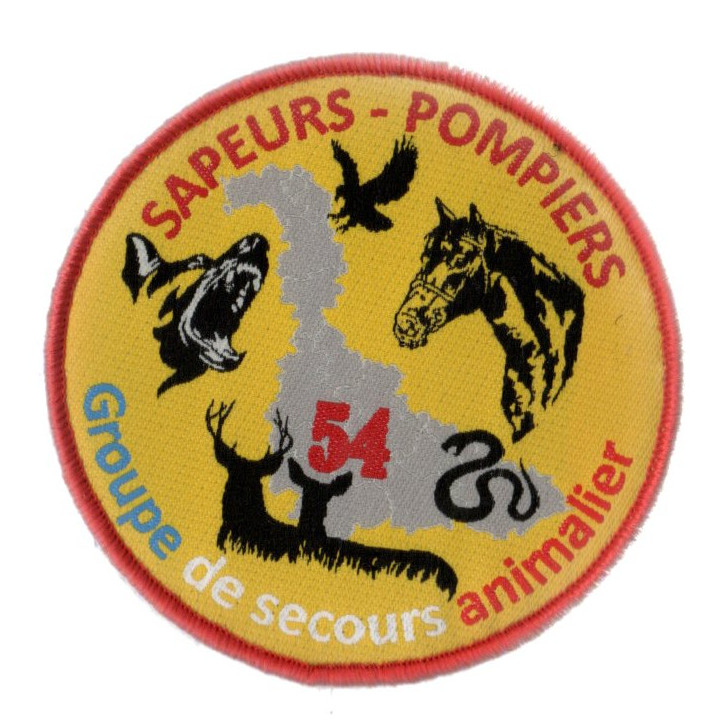 ECUSSONS POMPIERS  SAN GROUPE ANIMALIER SDIS 54 TISSAGE