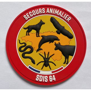 ECUSSONS POMPIERS SECOURS ANIMALIER SDIS 64