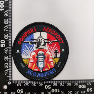 ECUSSONS POMPIERS  SSLIA VATRY 51 XCR AIRPORT  AEROPORT BRODERIE