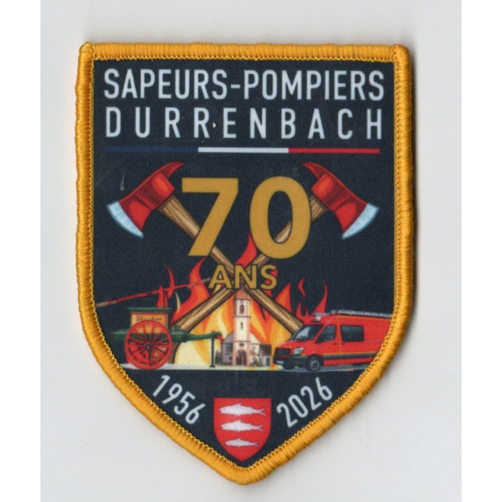ECUSSONS POMPIERS DURRENBACH 70 ANS SDIS 67
