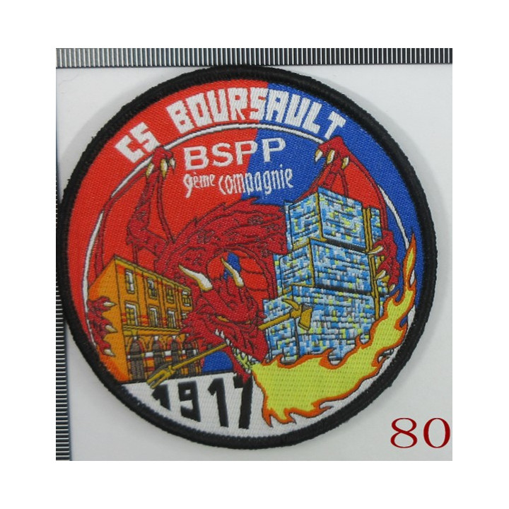 ECUSSONS POMPIERS CS BOURSAULT SDIS BSPP TISSAGE