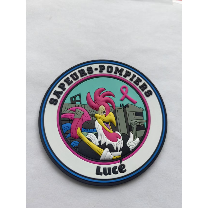 ECUSSON POMPIERS LUCE SDIS 28 PVC OCTOBRE MOVEMBER