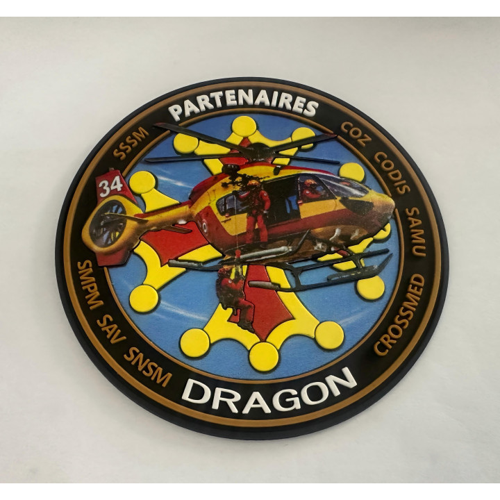 ECUSSONS SECURITE CIVILE DRAGON 34 PARTENAIRES PVC
