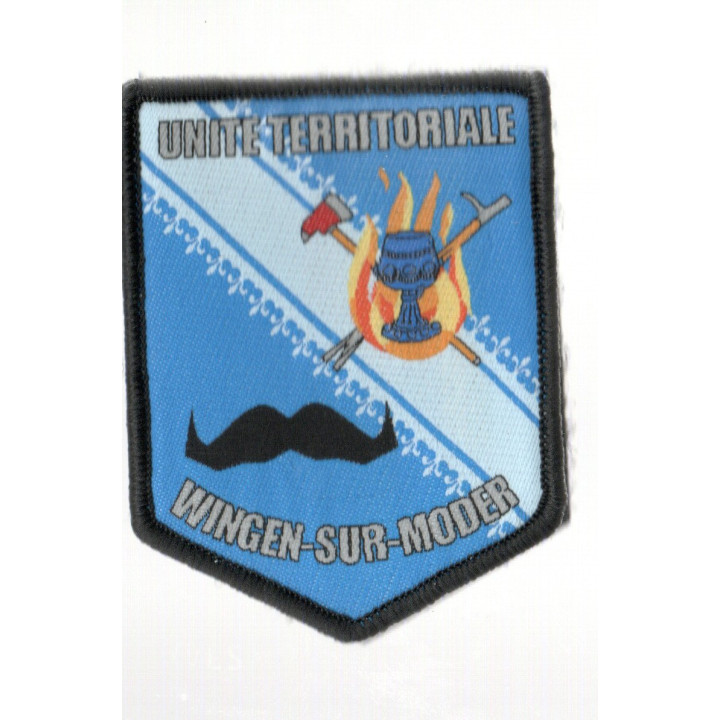 ECUSSONS POMPIERS WINGEN SUR MODER SDIS 67 TISSAGE MOVEMBER