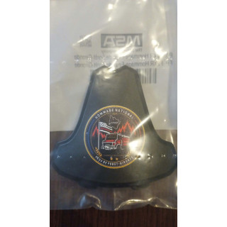 PLAQUE DE CASQUE POMPIERS F2 FEUX GIRONDE 2026 NEUF