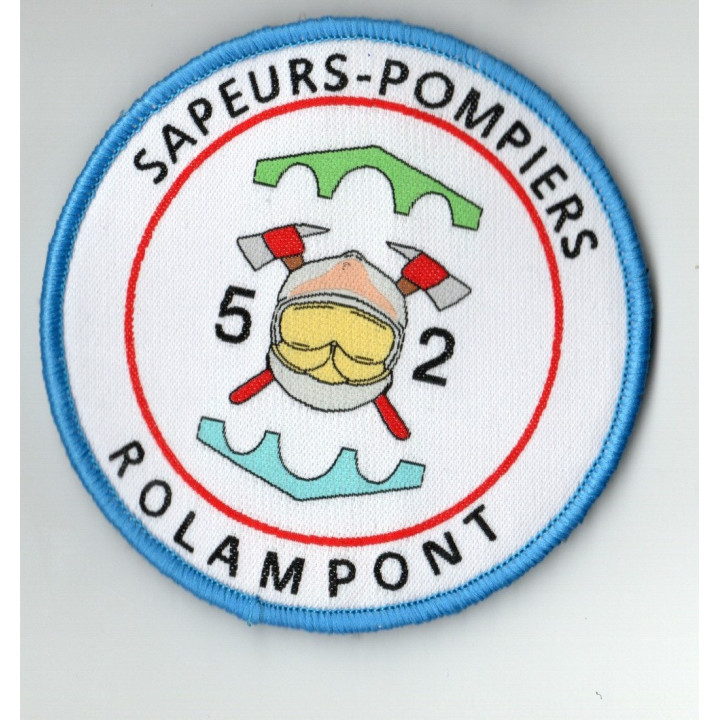 ECUSSONS POMPIERS ROLAMPONT SDIS 52 TISSAGE