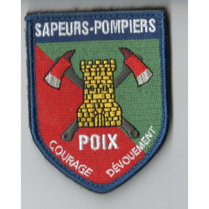 ECUSSONS POMPIERS POIX  SDIS 80