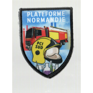 POMPIERS USINE PETROCHIMIQUE PLATEFORME NORMANDIE 76 PCI SUD