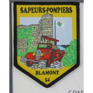 ECUSSONS POMPIERS BLAMONT  SDIS 54