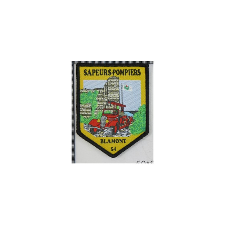 ECUSSONS POMPIERS BLAMONT  SDIS 54