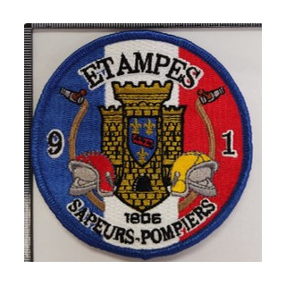 ECUSSONS POMPIERS ETAMPES SDIS 91 BRODERIE