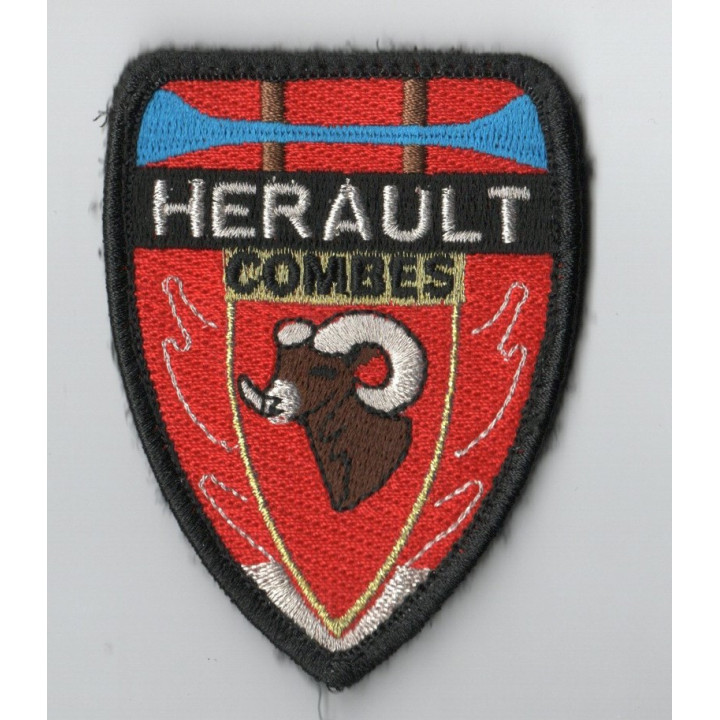 ECUSSONS POMPIERS COMBES SDIS 34  BLASON