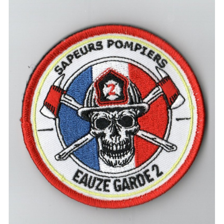 ECUSSONS POMPIERS EAUZE GARDE 2 SDIS 32 BRODERIE