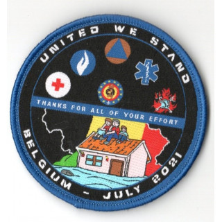 SAPEURS POMPIERS INNONDATIONS 2021 BELGIQUE UNITED WE STAND