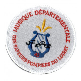 ECUSSONS POMPIERS MUSIQUE SDIS 45 BRODERIE