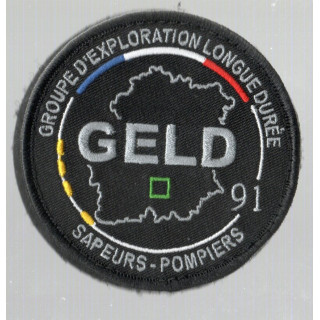 ECUSSONS POMPIERS GELD SDIS 91 BRODERIE