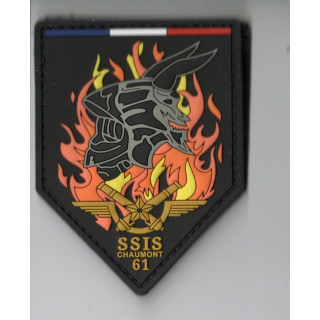 ECUSSONS POMPIERS SSIS 61 CHAUMONT MILITAIRE DIABLE  SSIS