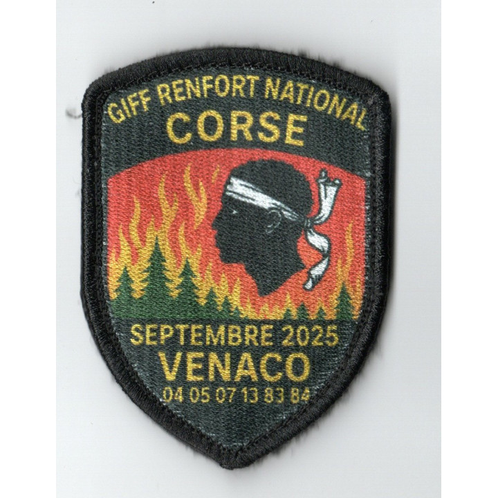 ECUSSONS POMPIERS GIFF RENFORT NATIONAL CORSE