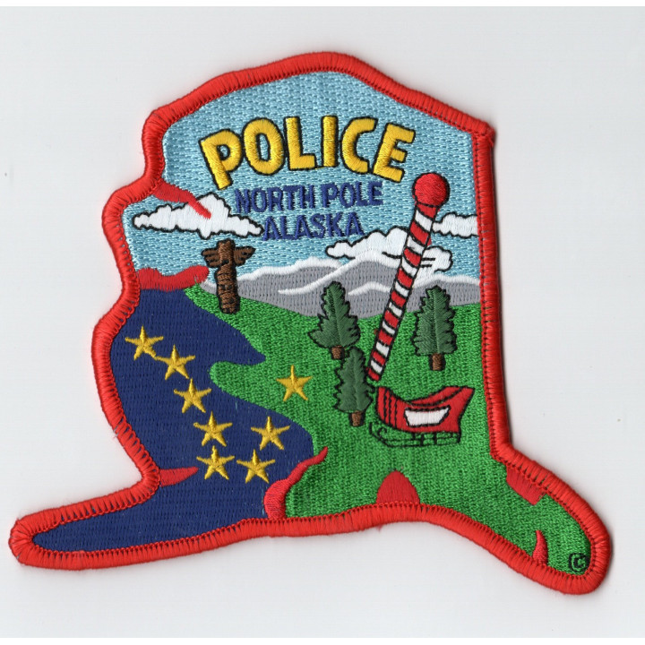 ECUSSONS POLICE AMERICAIN NORTH POLE ALASKA
