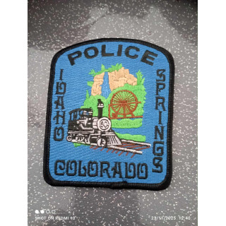 ECUSSON POLICE AMERCAINE IOHAO SPRINGS COLORADO