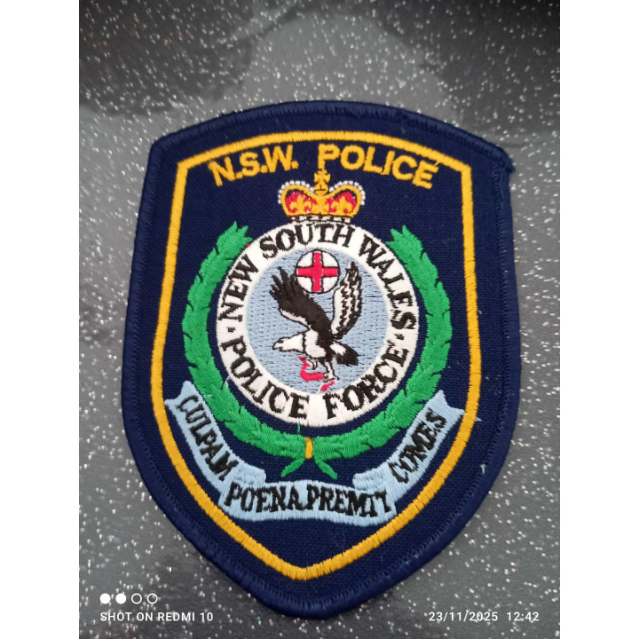ECUSSON POLICE AMERICAINE NEW SOUTH WALES