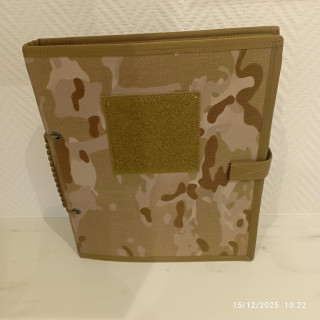 CLASSEUR A ECUSSONS BEIGE CAMOUFLAGE