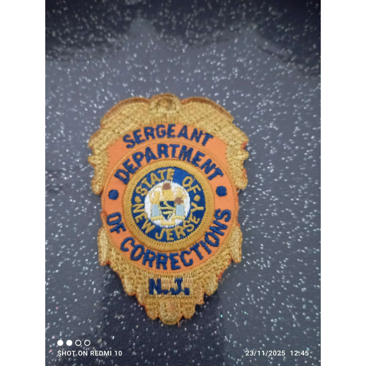 ECUSSON POLICE AMERICAINE SERGEANT NEW JERSEY