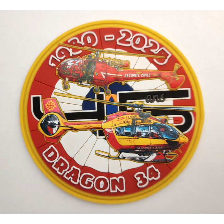 ECUSSONS SECURITE CIVILE DRAGON 34 PVC
