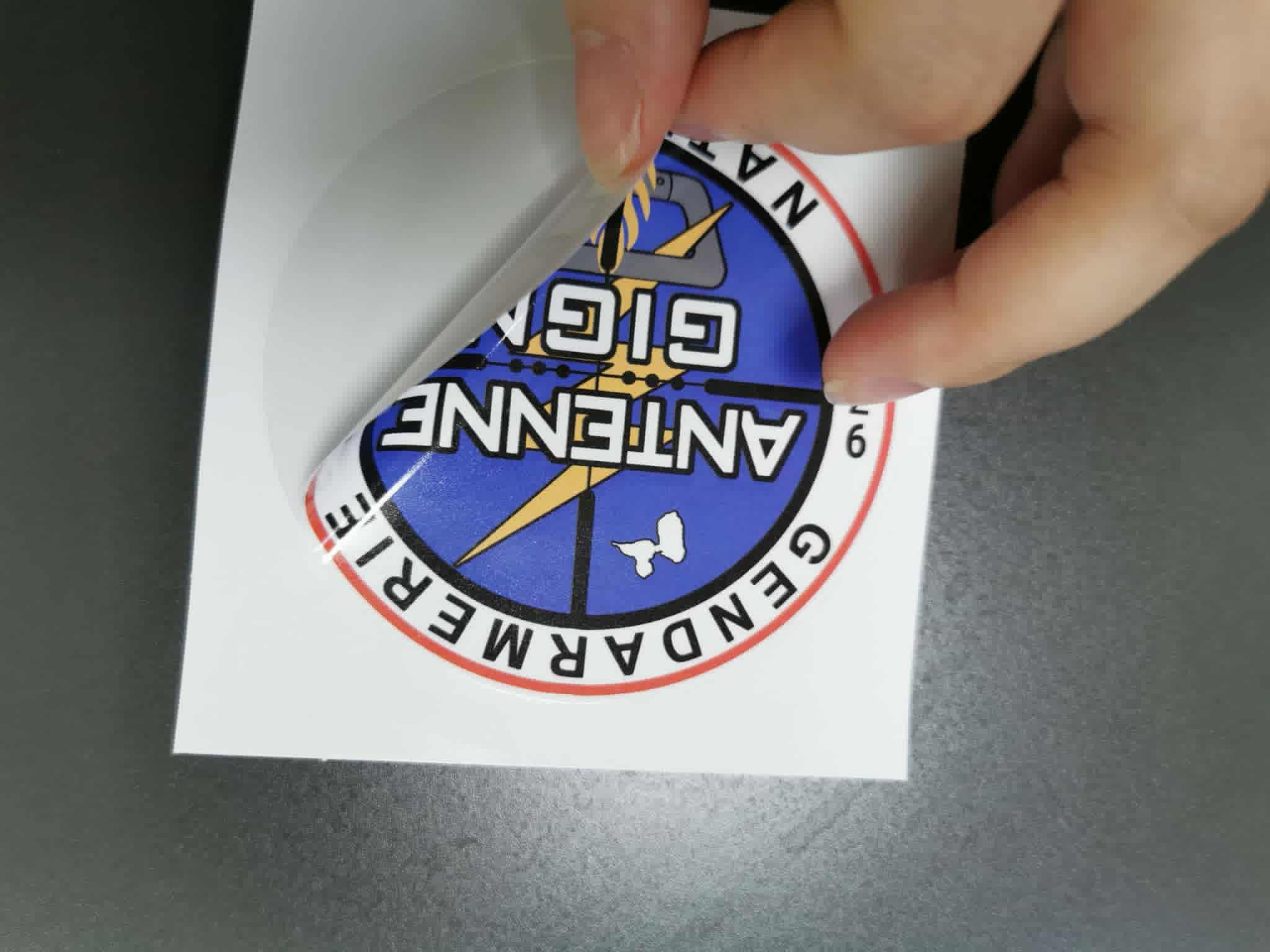 Stickers personnalisés diamètre 3 à 50 cm